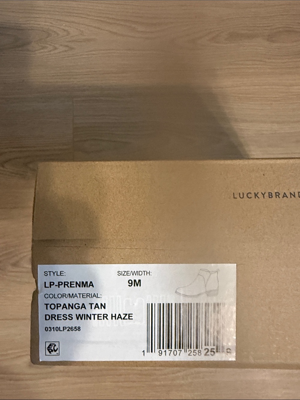 Lucky Brand Women's Tan Leather Ankle Booties - Picture 5 of 5